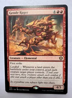 Geode Rager [Starter Commander Decks] Magic MTG - Image 1