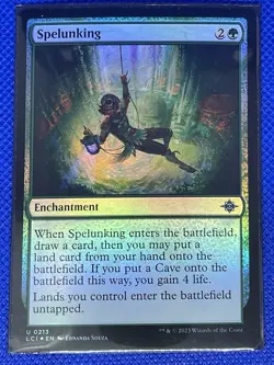 Spelunking ~Lost Caverns of Ixalan~ FOIL X1 ***MINT*** - Image 1