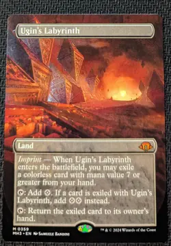 MTG Modern Horizons 3 Ugin's Labyrinth Borderless Mythic NM/M Pack Fresh - Image 1
