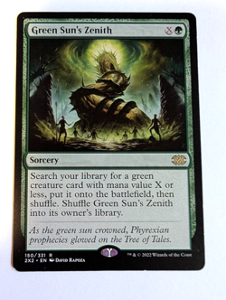 MTG - Green Sun's Zenith - Double Masters - NM (18.65 value) #17. - Image 1
