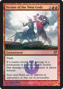 [1x] Dictate of the Twin Gods - Foil - Launch Promo Near Mint, English Pre-Relea - Image 1