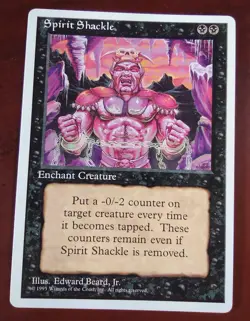SPIRIT SHACKLE mtg VLP Alternate 4th Edition 1 Unc - Image 1