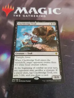 MTG. Clackbridge Troll. Throne of Eldraine. Lp - Image 1