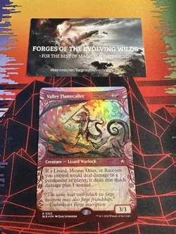 Valley Flamecaller Showcase Foil - Bloomburrow BLB - Image 1