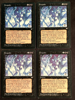 4x Icequake Ice Age Magic the Gathering MTG Playset - Image 1
