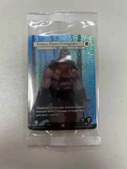 2023 Legions Of Will TCG Emmin Fierce Conqueror The Oracle Promo Card NM SEALED - Image 1