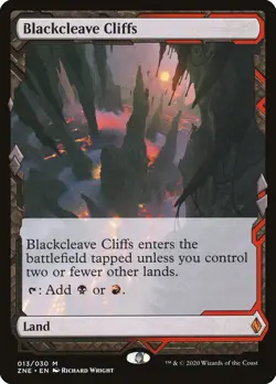 Blackcleave Cliffs (Expeditions) [Zendikar Rising Expeditions] Magic MTG - Image 1
