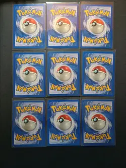 Vintage Pokemon Card Lot Base Set Lot#4 9 LP Base Set Trainer Cards WOTC Vintage - Image 5