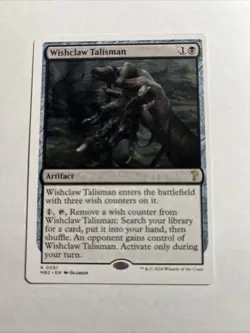 Wishclaw Talisman (White Border) - Mystery Booster 2 MTG Plus Bonus Card!!! - Image 1