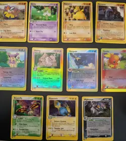 Pokemon TCG Ruby & Sapphire Lot 11 Cards - Holo Rare Reverse - Image 1