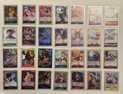 ONE PIECE 28 CARD LOT ALT ART LEADER SUPER RARE NAMI LUFFY ZORO YAMATO KATAKURI - Image 1