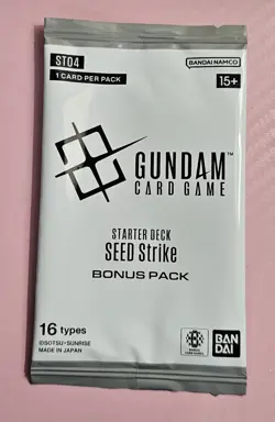 Gundam Card Game Seed Strike Bonus Pack Sealed - Image 1