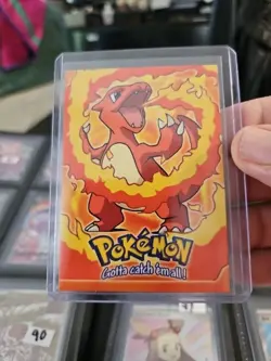 Charmeleon Topps Pokemon Movie Card Blue Label Non Holo E5 of 12 EX A99 - Image 1