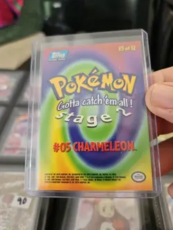 Charmeleon Topps Pokemon Movie Card Blue Label Non Holo E5 of 12 EX A99 - Image 2