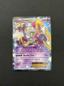 Pokemon Hoopa EX XY85 Ultra Rare Black Star Promo Card Holo 2015 - Image 1