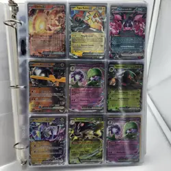 Pokemon Vintage Binder Collection Lot- 152 Cards- 17 Binder Page (LAST BINDER-2) - Image 1
