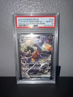 Cynthia's Garchomp EX Destined Rivals Card 232/182 English, Mint, PSA 10 - Image 1