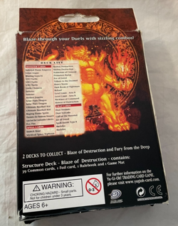 Yu-Gi-Oh Trading Card Deck Structure Deck "Blaze of Destruction" Complete - Image 4