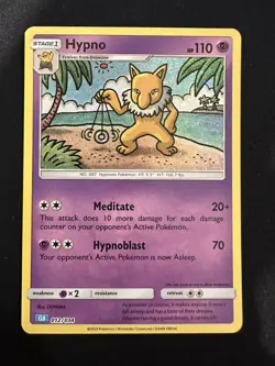 POKEMON TCG HYPNO 012/034 CLB POKEMON CARD GAME CLASSIC HOLO ENGLISH - Image 1