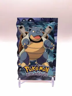 Blastoise Topps Pokemon Card 9/12 - Die Cut - TV Animation Series #09 RARE 1999 - Image 1