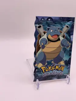 Blastoise Topps Pokemon Card 9/12 - Die Cut - TV Animation Series #09 RARE 1999 - Image 3