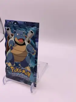 Blastoise Topps Pokemon Card 9/12 - Die Cut - TV Animation Series #09 RARE 1999 - Image 4