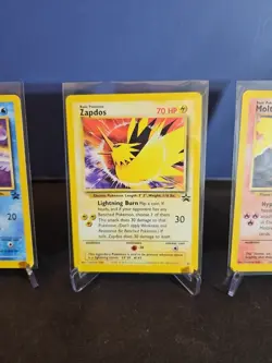 Pokemon Cards BlackStar Promo Legendary Birds Articuno Zapdos Moltres LP+/NM - Image 3