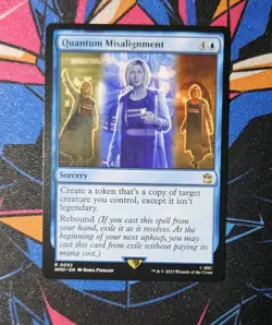 Quantum Misalignment NM Regular MTG Doctor Who Unplayed Magic The Gathering - Image 1