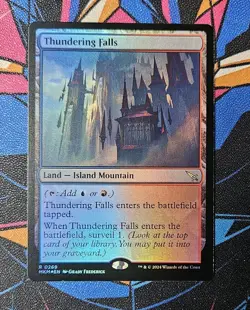 Thundering Falls NM Foil MTG Murders at Karlov Manor MKM Unplayed Magic - Image 1