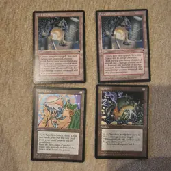 magic the gathering mtg lot fallen empires Conch Horn, Aeolipile & Dwarven Hold - Image 1