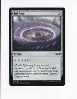 MAGIC THE GATHERING MTG COMMANDER: TARKIR: DRAGONSTORM SOL RING (#3) - Image 1
