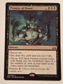 Promise of Power - Duel Decks: Divine vs Demonic - Magic the Gathering MTG Nice! - Image 1