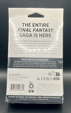 Magic The Gathering Final Fantasy Play Pack w/ 3 Packs & Promo SEALED NEW 🎲 - Image 2