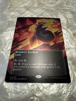 Bonders' Enclave (0139) (Borderless) (Galaxy Foil) Edge of Eternities Foil - Image 1
