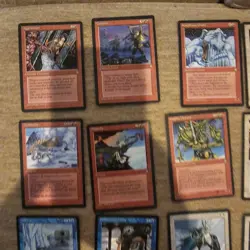 Magic The Gathering Ice Age Uncommon Card Lot 1995 Mtg - Image 2