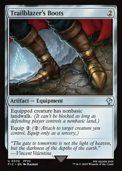 Trailblazer's Boots U MTG Commander: Final Fantasy M/NM, English - Image 1