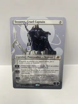 Tezzeret, Cruel Captain (Borderless) Edge of Eternities Regular, 287, Fast Ship! - Image 1