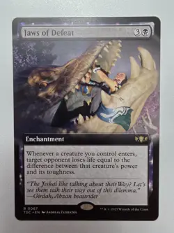 Jaws of Defeat Extended Art - TDC 0067 MTG - Image 1