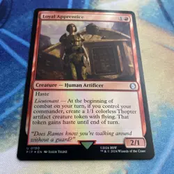 Loyal Apprentice (Foil) Universes Beyond: Fallout Foil MTG - Image 1