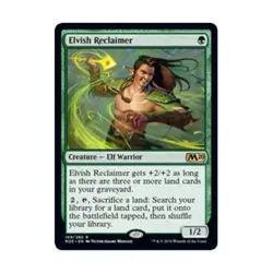 WOTC MtG Core Set 2020 Elvish Reclaimer (R) NM - Image 1