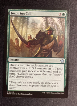 MTG Inspiring Call, NM-Mint, (FDN #0226) Regular - Image 1