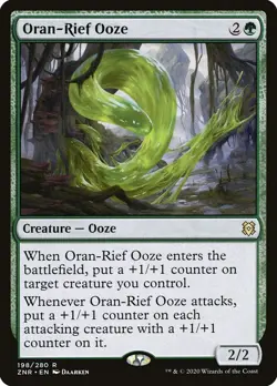 ZNR ORAN-RIEF OOZE 1x Rare Magic Zendikar Rising MTG NM - Image 1