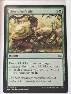 Lifecrafter's Gift - Aether Revolt - Magic the Gathering MTG Nice! - Image 1