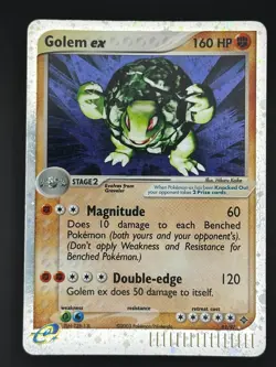 Golem EX Pokemon TCG Dragon 91/97 Holo Rare English LP - Image 1