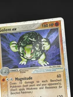 Golem EX Pokemon TCG Dragon 91/97 Holo Rare English LP - Image 4
