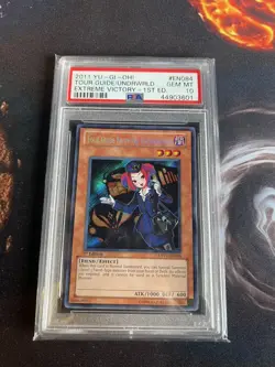 2011 Yu-Gi-Oh 1st Ed Tour Guide from the Underworld - EXVC-EN084 (Pop 7) PSA 10 - Image 1