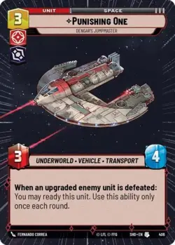 Punishing One Dengar's Jumpmaster (Hyperspace) (Star Wars Unlimited) Normal - Image 1