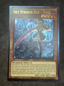 Yu-Gi-Oh! Sky Striker Ace - Raye Ultimate Rare OP20-EN002 - MISPRINT ERROR - Image 1