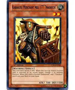 Yugioh Karakuri Merchant mdl 177 "Inashichi" (Rare) (1st Edition) - STBL-EN020 P - Image 1
