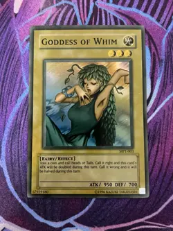 Yu-Gi-Oh! Goddess of Whim - MP1-003 - Max Faded Misprint Error - Image 1